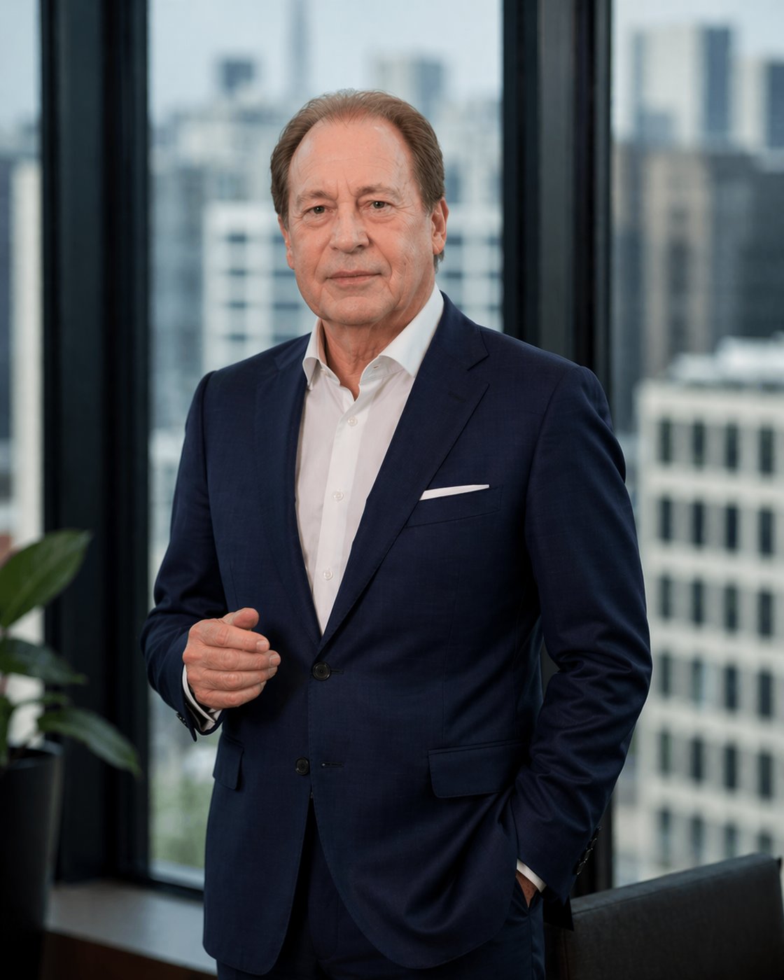 Wolfgang Beick — Prezes ITC Europe, portret w siedzibie firmy.